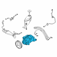 OEM 2014 BMW 550i Hydraulic Pump Diagram - 32-41-6-850-592