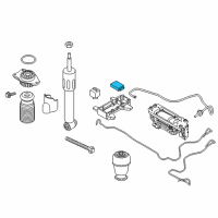 OEM BMW 750i xDrive Control Unit, Air Suspension Diagram - 37-14-6-860-385