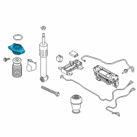 OEM BMW 550i GT Guide Support Diagram - 33-50-6-781-682