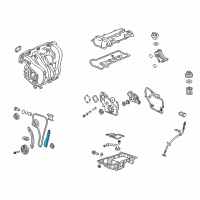 OEM 2000 Saturn LS1 Lower Guide Diagram - 13104978