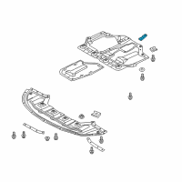 OEM Hyundai Sonata Bracket Diagram - 29122-D4000