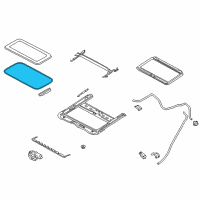 OEM Infiniti JX35 Weatherstrip-Lid Diagram - 91246-3JA0A