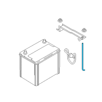 OEM Infiniti Rod-Fix, Battery Diagram - 24425-1MS0A