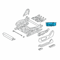 OEM 2022 BMW M8 Seat Adjustment Switch, Left Diagram - 61-31-6-801-481