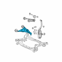 OEM 2009 Dodge Charger Lower Control Arm Diagram - 4895040AF