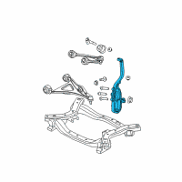 OEM 2005 Chrysler 300 Front Steering Knuckle Diagram - 4895710AB