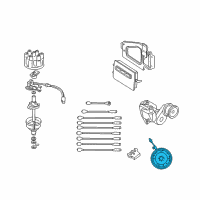 OEM 2003 Dodge Dakota Sensor-Crankshaft Position Diagram - 56027870