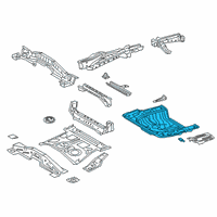 OEM 2020 Toyota RAV4 Rear Floor Pan Diagram - 58311-0R900