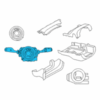 OEM BMW 740i xDrive SWITCH UNIT STEERING COLUMN Diagram - 61-31-9-472-548