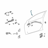 OEM 2013 Toyota Corolla Lock Rod Diagram - 69311-02170