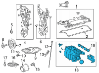 OEM 2019 Toyota Camry Intake Manifold Diagram - 17120-F0020