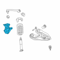 OEM 2004 Ford F-150 Knuckle Diagram - 2L3Z-3106-AA