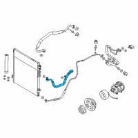 OEM Dodge Challenger Line-A/C Discharge Diagram - 68196551AA