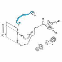 OEM 2019 Dodge Charger Line-A/C Suction Diagram - 68245374AA