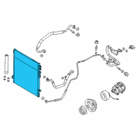 OEM Dodge Magnum Cooler-CONDENSER And Trans Cooler Diagram - 5137693AD