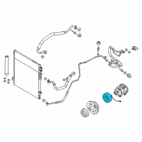 OEM 2018 Chrysler Pacifica Coil-Air Conditioning Clutch Diagram - 68257494AA