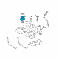 OEM 2007 Cadillac CTS Fuel Pump Diagram - 19181824