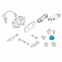 OEM 2015 Nissan GT-R Switch Mirror Control Diagram - 25570-KB50A