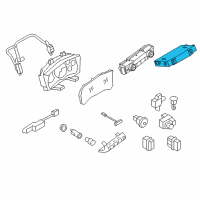 OEM 2013 Nissan GT-R Amplifier - Control, Air Conditioner Diagram - 27760-JF30B