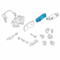 OEM 2018 Nissan GT-R Controller Assy-Air Conditiner Diagram - 27500-6AV0B