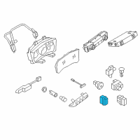 OEM Nissan GT-R Switch Assy-Trunk Opener Diagram - 25380-3TA0A