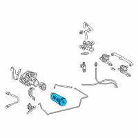 OEM 2005 Chrysler Crossfire CANISTER-Vapor Diagram - 5101594AA