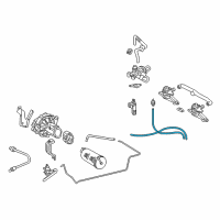 OEM Chrysler Crossfire Hose Diagram - 5097844AA