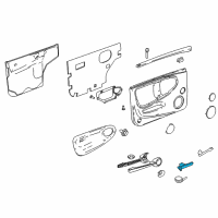 OEM Chevrolet Handle, Inside Diagram - 15230633