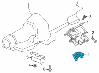 OEM Chevrolet Express 2500 Side Mount Diagram - 84894713