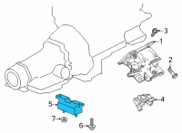 OEM 2022 Chevrolet Express 3500 Mount Diagram - 84167166