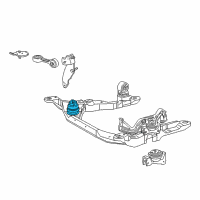 OEM 2003 Mercury Sable Isolator Diagram - YF1Z-6038-AA