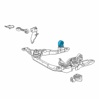 OEM 2002 Ford Taurus Isolator Diagram - 4F1Z-6068-BA