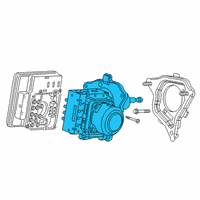 OEM Cadillac ABS Control Unit Diagram - 84931599