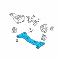 OEM 2011 BMW 135i Gearbox Support Diagram - 22-31-6-778-059