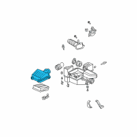 OEM Honda Fit Cover, Air Cleaner Diagram - 17210-PWA-J10
