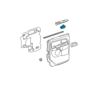 OEM 2004 GMC Canyon Window Switch Diagram - 25884813