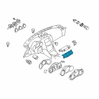 OEM 2013 Nissan 370Z Control Assembly Diagram - 27500-1EA0A