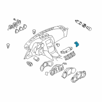 OEM Nissan GT-R Sensor-INCAR Floor Diagram - 27720-3AA0A