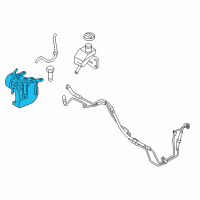 OEM 2014 Hyundai Equus Motor Pump Unit Assembly-Ehps Diagram - 57410-3N500