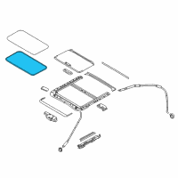 OEM Infiniti Q70 Weatherstrip-Lid Diagram - 91246-1MA1A