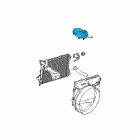 OEM Dodge Ram 1500 Bottle-COOLANT Reserve Diagram - 5072595AA