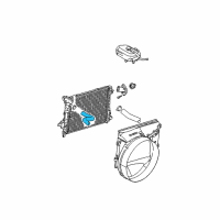 OEM 2003 Dodge Ram 1500 Hose-Radiator Diagram - 52029830AB