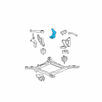 OEM 2010 Cadillac DTS Bracket-Engine Rear Mount Diagram - 15279196