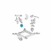 OEM 2009 Buick Lucerne Rear Mount Diagram - 20760907