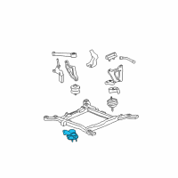 OEM 2010 Buick Lucerne Transmission Mount Diagram - 20760909