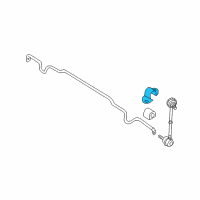 OEM Nissan Murano Clamp-Stabilizer Diagram - 54614-CA000