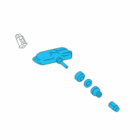 OEM 2015 Toyota Camry Tire Pressure Sensor Diagram - 42607-06020