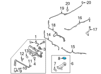 OEM 2022 Ford Bronco Filler Cap Diagram - GT4Z-17632-A