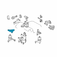 OEM 2015 Lexus RX350 Bracket, Engine Mounting, RH(For Transverse Engine) Diagram - 12319-31010