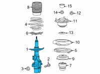 OEM Cadillac CT5 Strut Diagram - 84810459